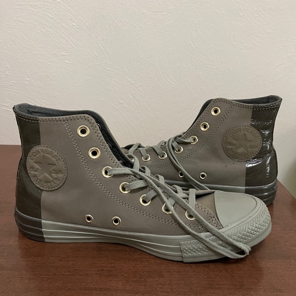 CHUCK TAYLOR ALL STAR BLOCKED NUBUCK HI DARK STUCCO/RIVER ROCK - Picture 6 of 6